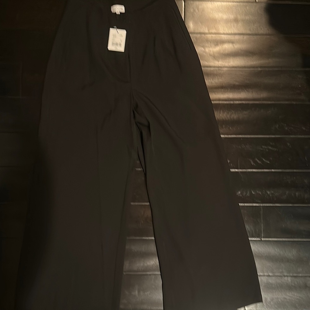 Elegant Black Wide-Leg Pants